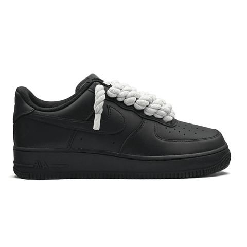 AF1 Black – White Rope Laces