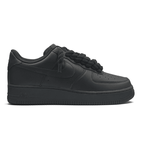AF1 Black – Black Rope Laces